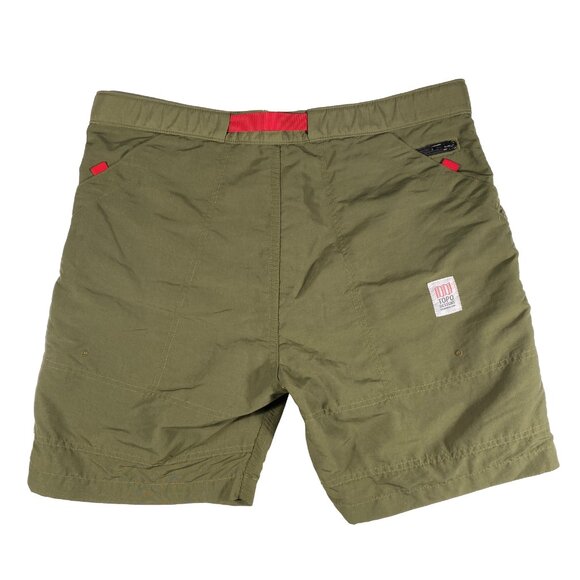 Topo Designs Belted Mountains Shorts Size XL 36x7 Green - Picture 7 of 10